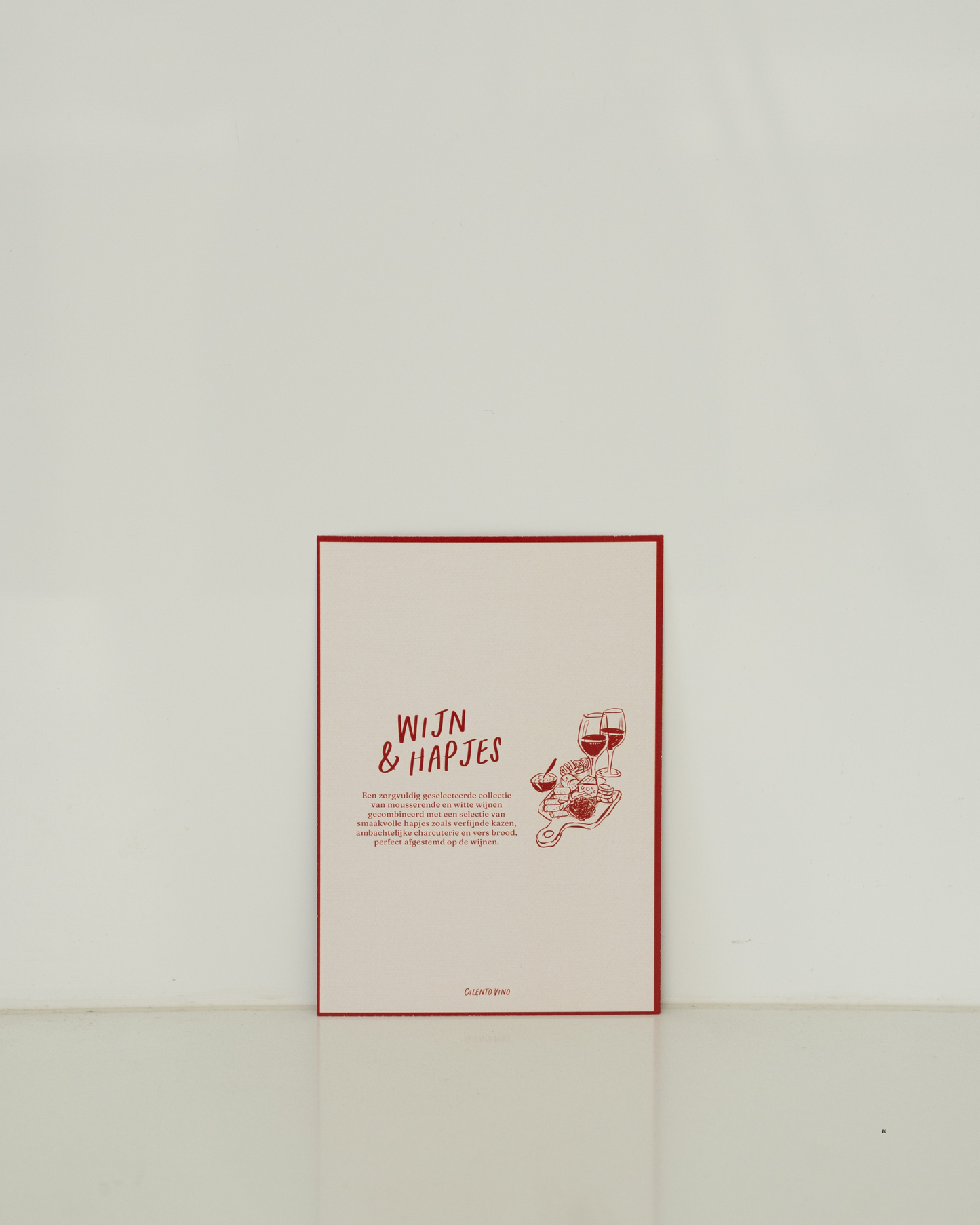 Menukaarten | La Dolce Vino | No 2. Rosso