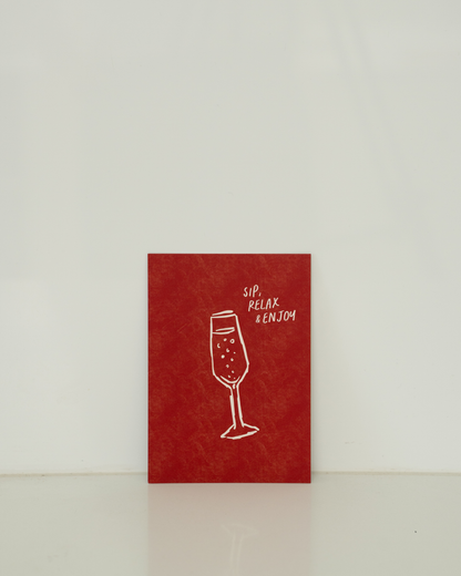 Menukaarten | La Dolce Vino | No 4. Frizzante (personaliseerbaar)