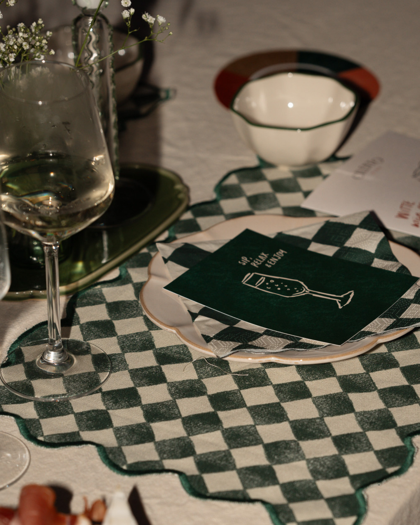 Menukaarten | Elegant Green | No. 2 Bosco